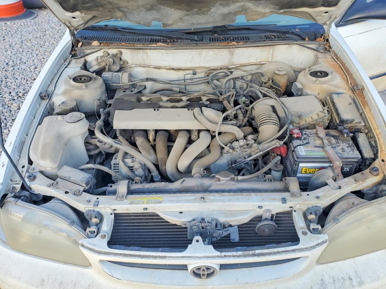 1999 Toyota Corolla Ve White vin: 1NXBR12EXXZ288797