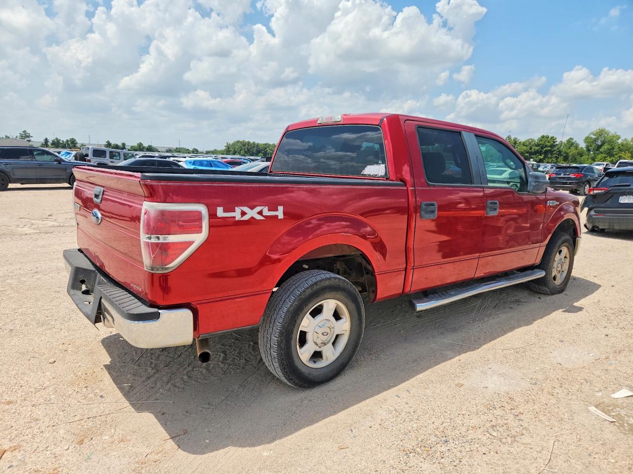 2009 Ford F150 Supercrew Red vin: 1FTPW14V59FA45373