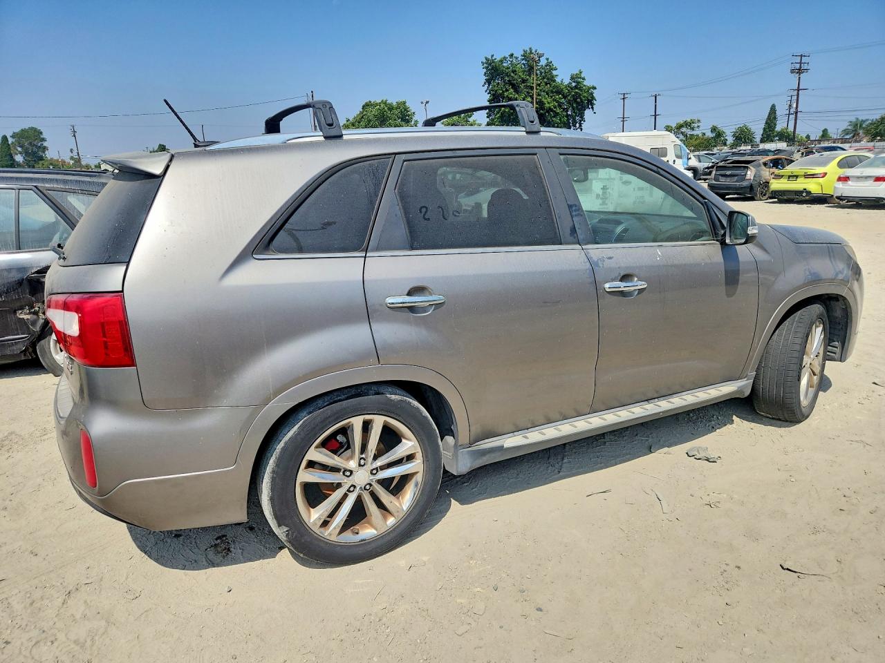 2014 Kia Sorento Sx Limited Gray vin: 5XYKW4A71EG484191