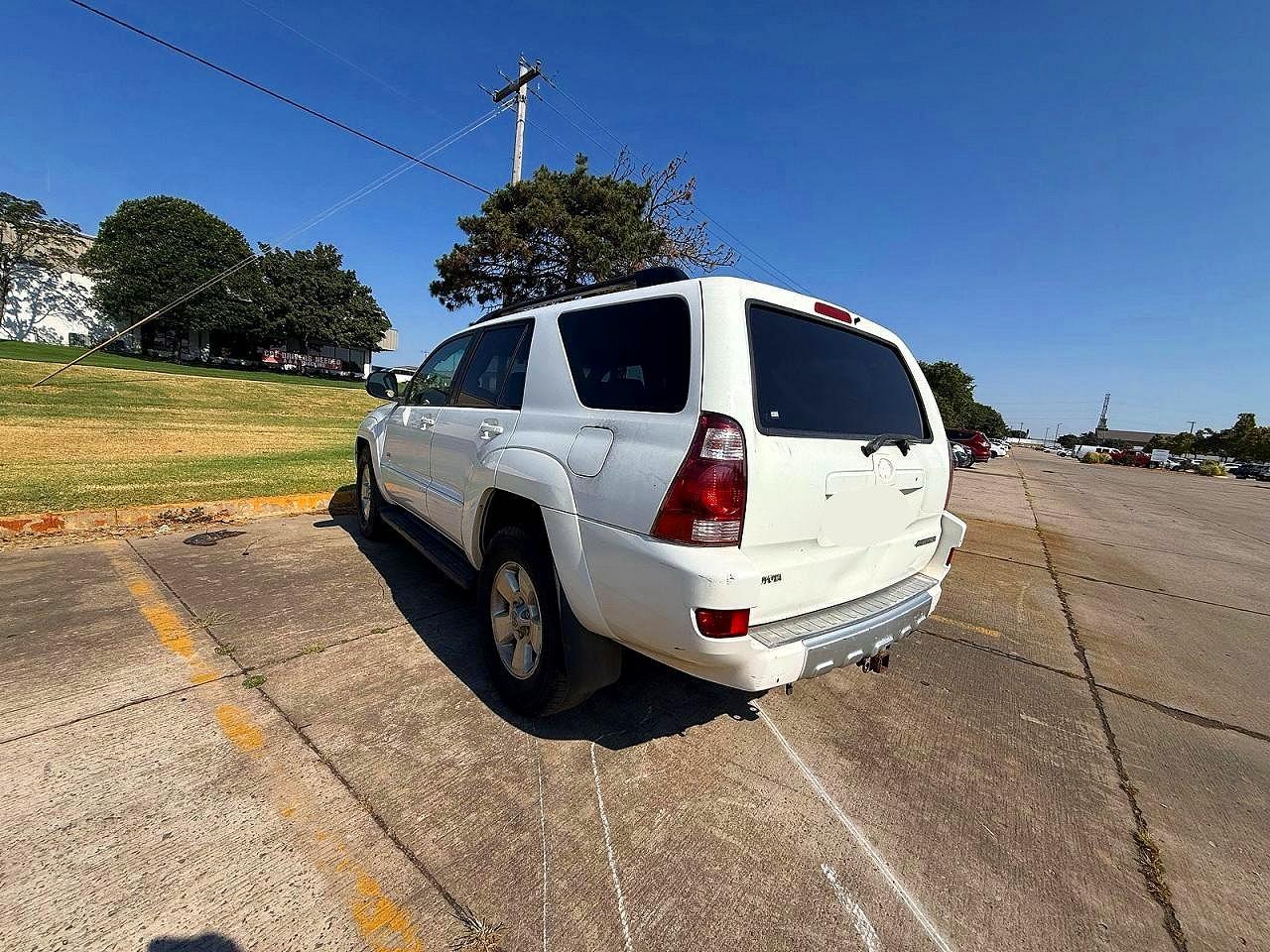 2003 Toyota 4runner Sr5 White vin: JTEZU14R538007490