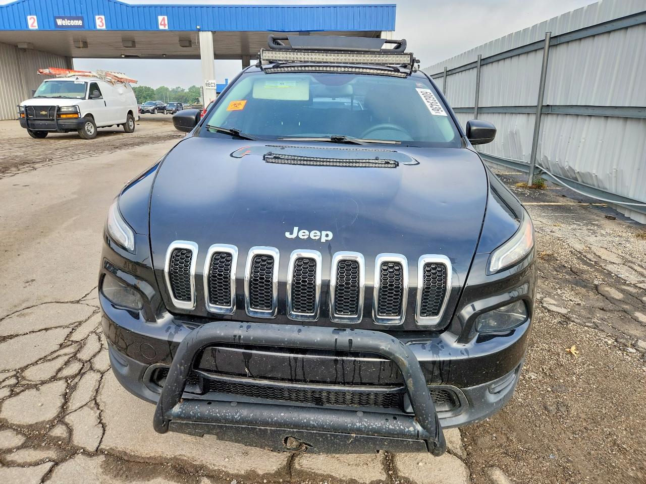 2015 Jeep Cherokee Sport Black vin: 1C4PJLAB1FW539309