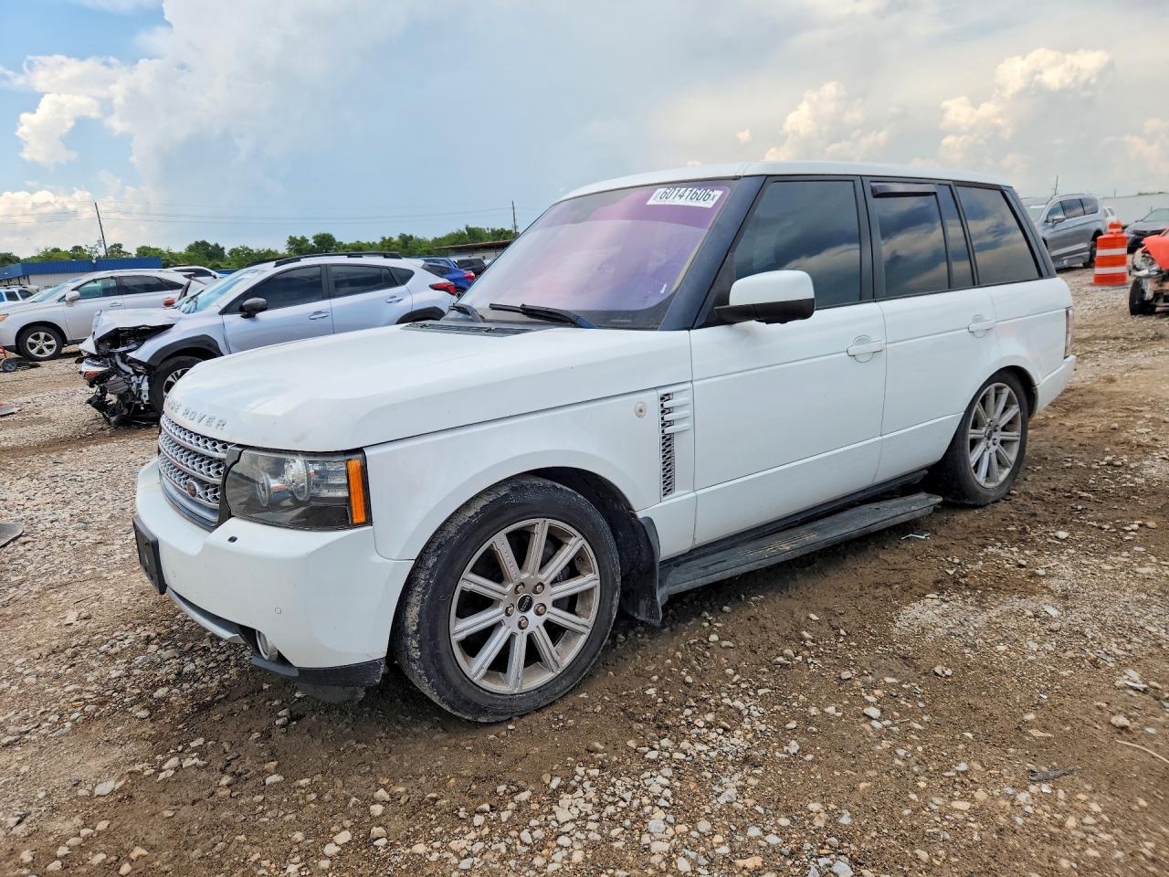 2012 Land Rover Range Rover Hse Luxury White vin: SALMF1E44CA381618
