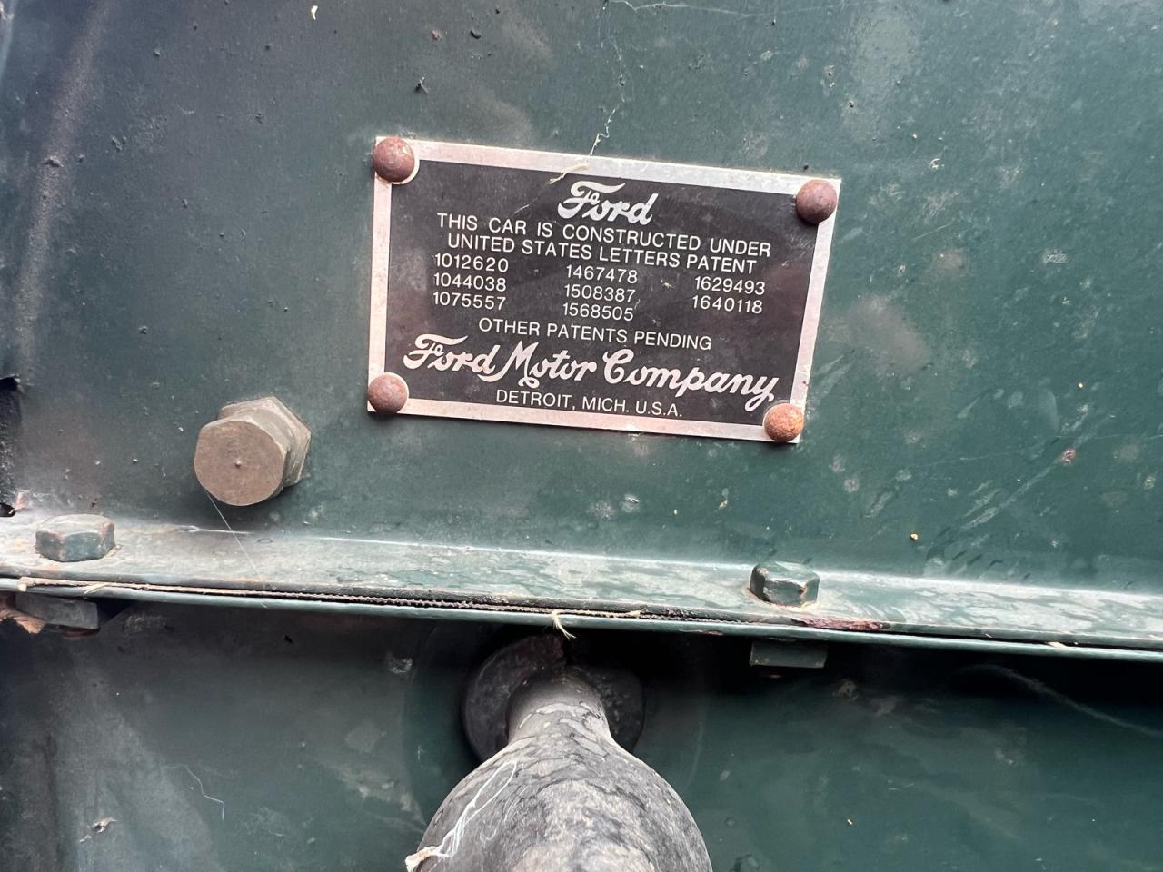 1929 Ford Model A Green vin: A2028366
