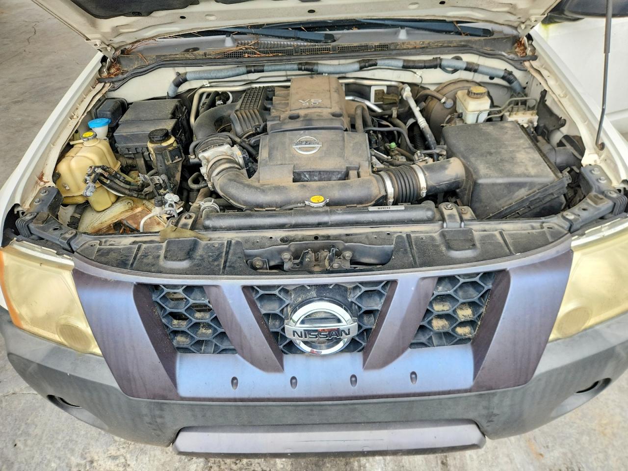 2008 Nissan Xterra X White vin: 5N1AN08U28C505153