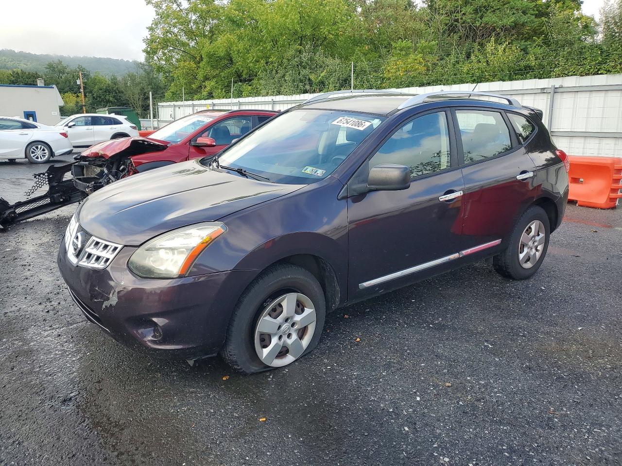 2015 Nissan Rogue Select S Purple vin: JN8AS5MV5FW252306