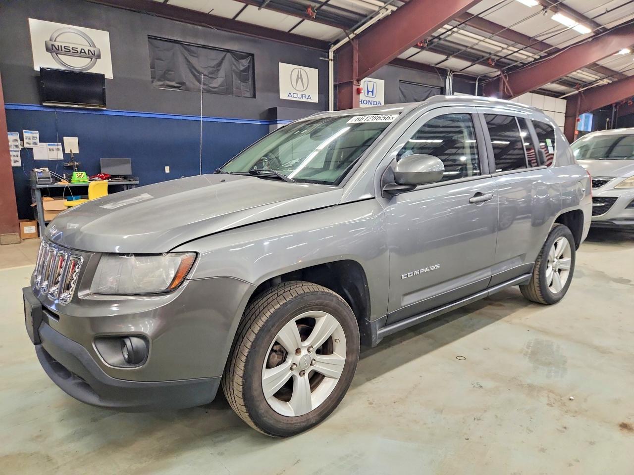 2014 Jeep Compass Latitude Gray vin: 1C4NJDEB7ED632966