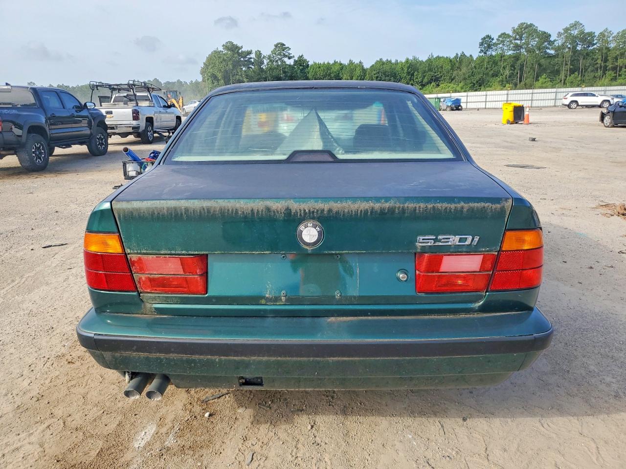 1995 Bmw 530 I Automatic Green vin: WBAHE2327SGE93490