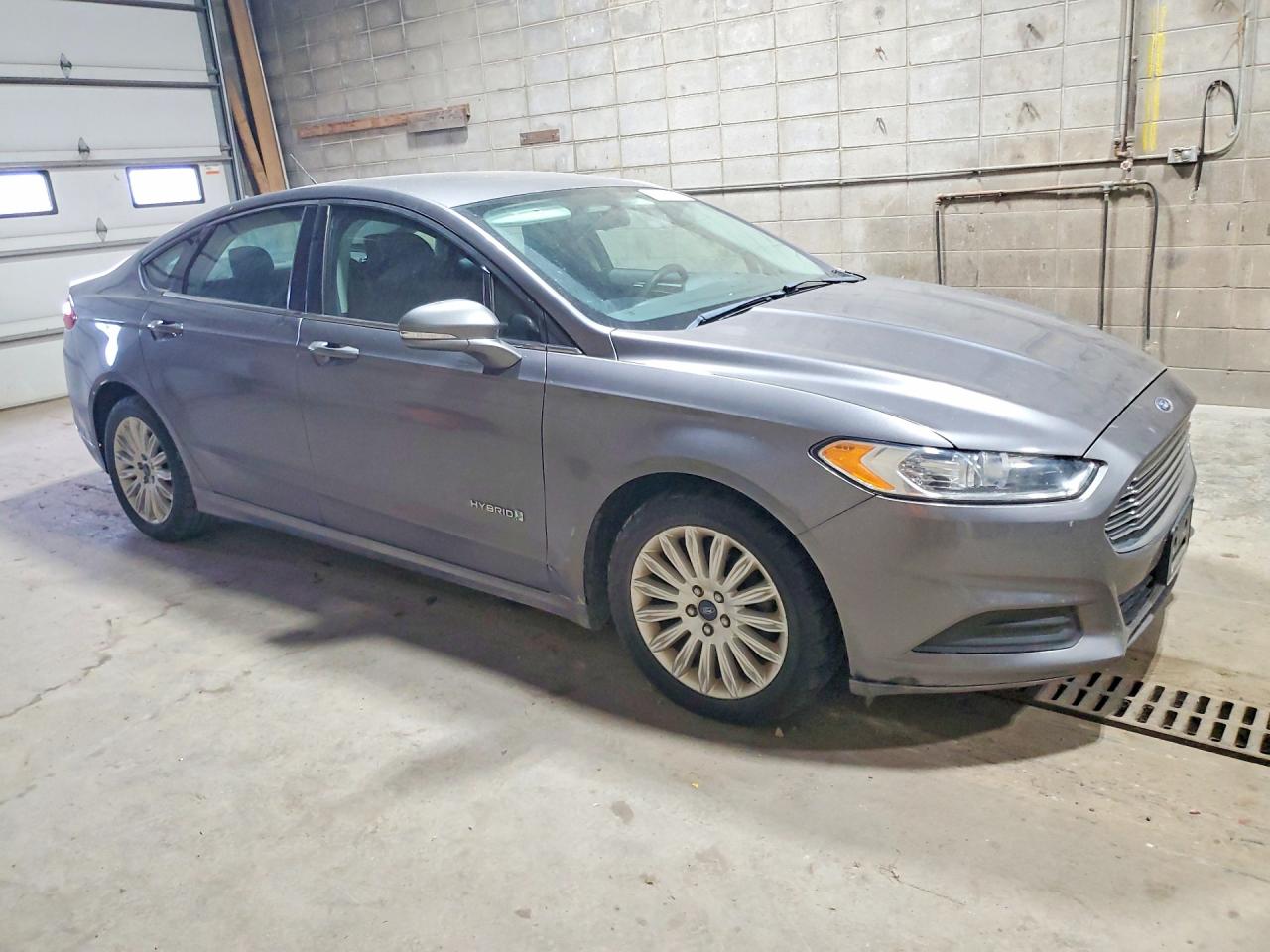 2013 Ford Fusion Se Hybrid Gray vin: 3FA6P0LU7DR298613