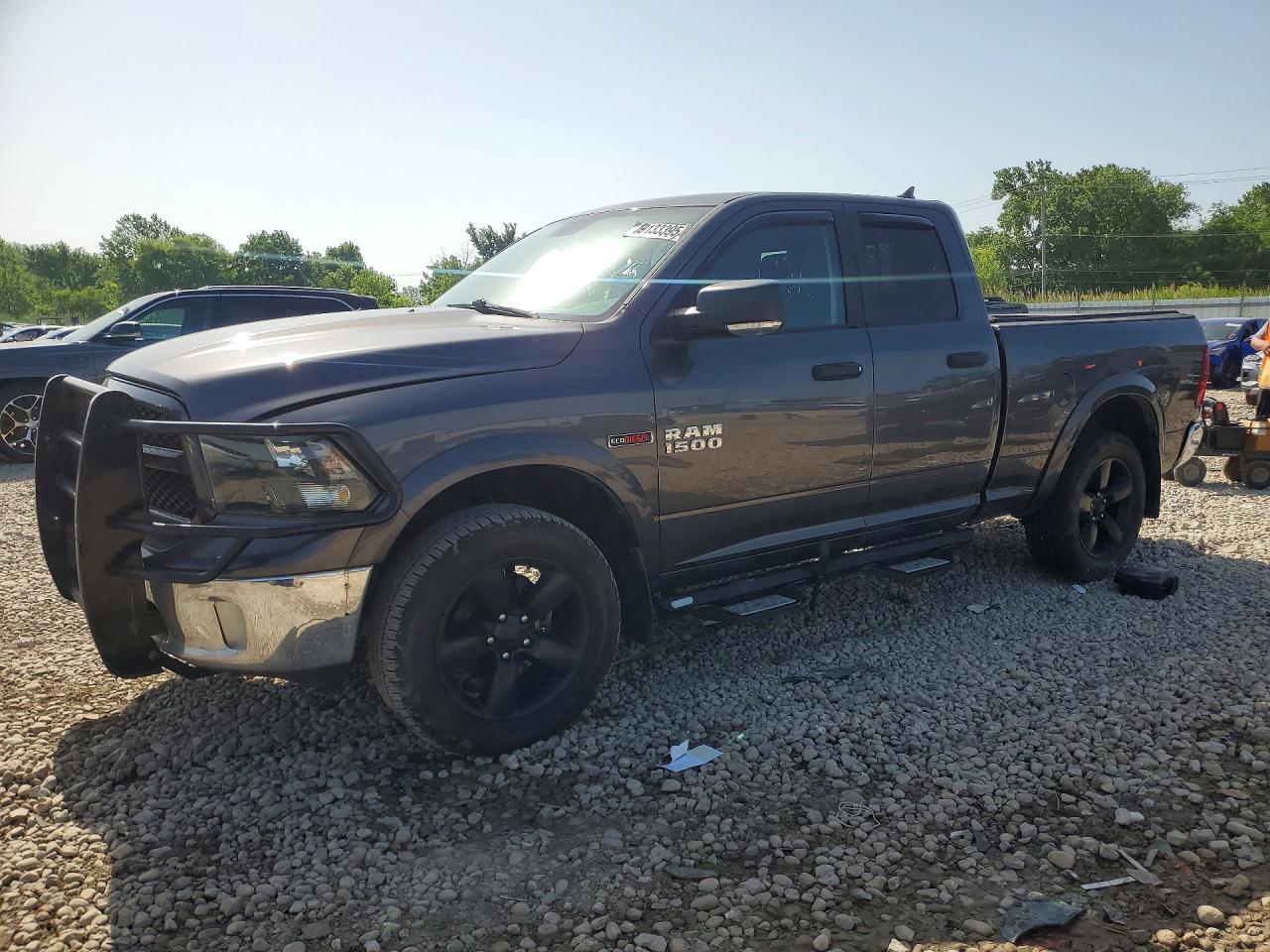 2014 Ram 1500 Slt Gray vin: 1C6RR7GMXES423847