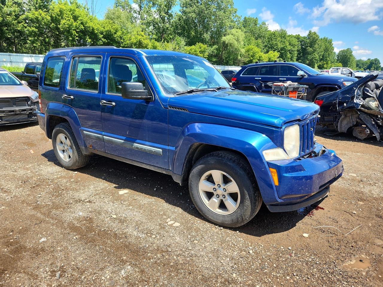 2009 Jeep Liberty Sport Blue vin: 1J8GN28K69W546323