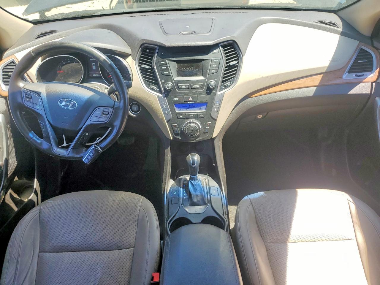2015 Hyundai Santa Fe Limited Black vin: KM8SN4HFXFU113445