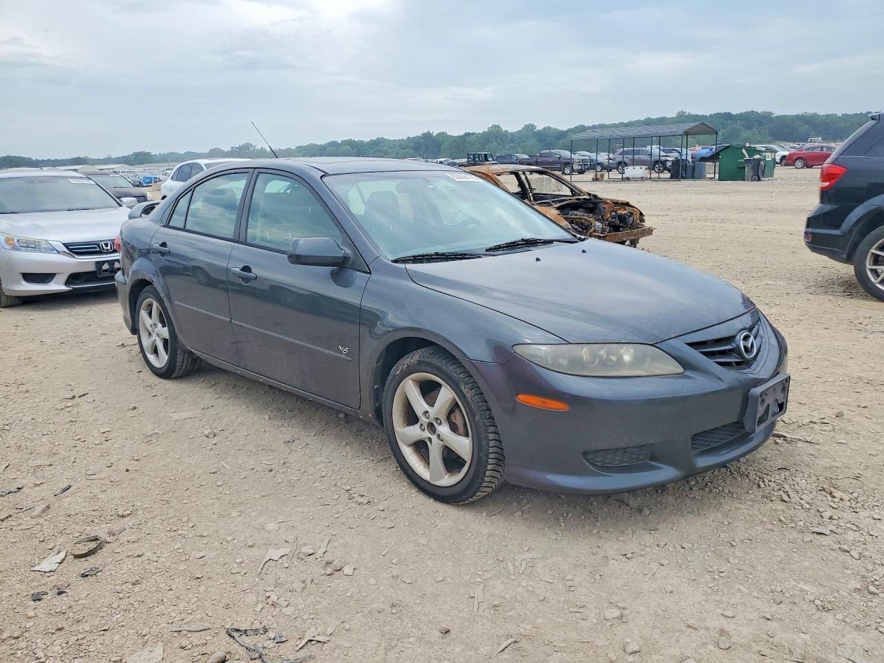 2005 Mazda 6 S Серый vin: 1YVHP84D455M12467