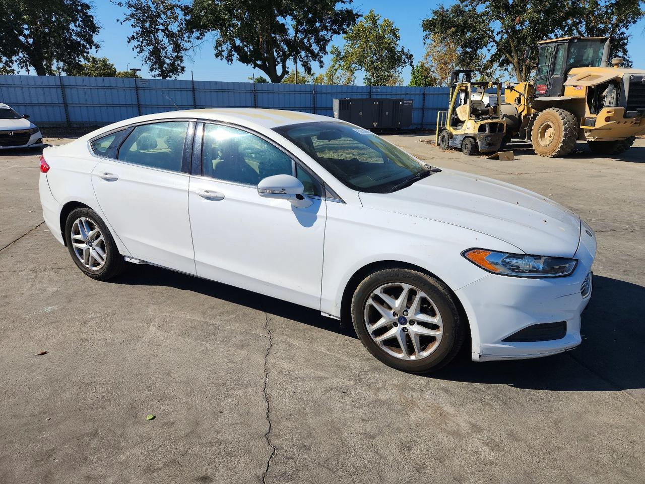 2015 Ford Fusion Se White vin: 3FA6P0H70FR143827