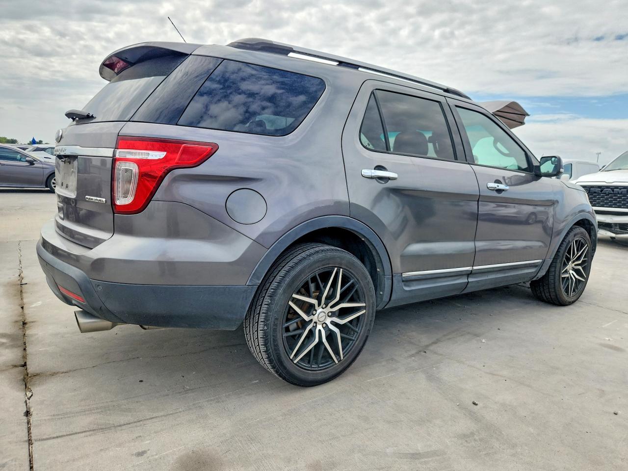 2013 Ford Explorer Limited Gray vin: 1FM5K7F84DGC16769