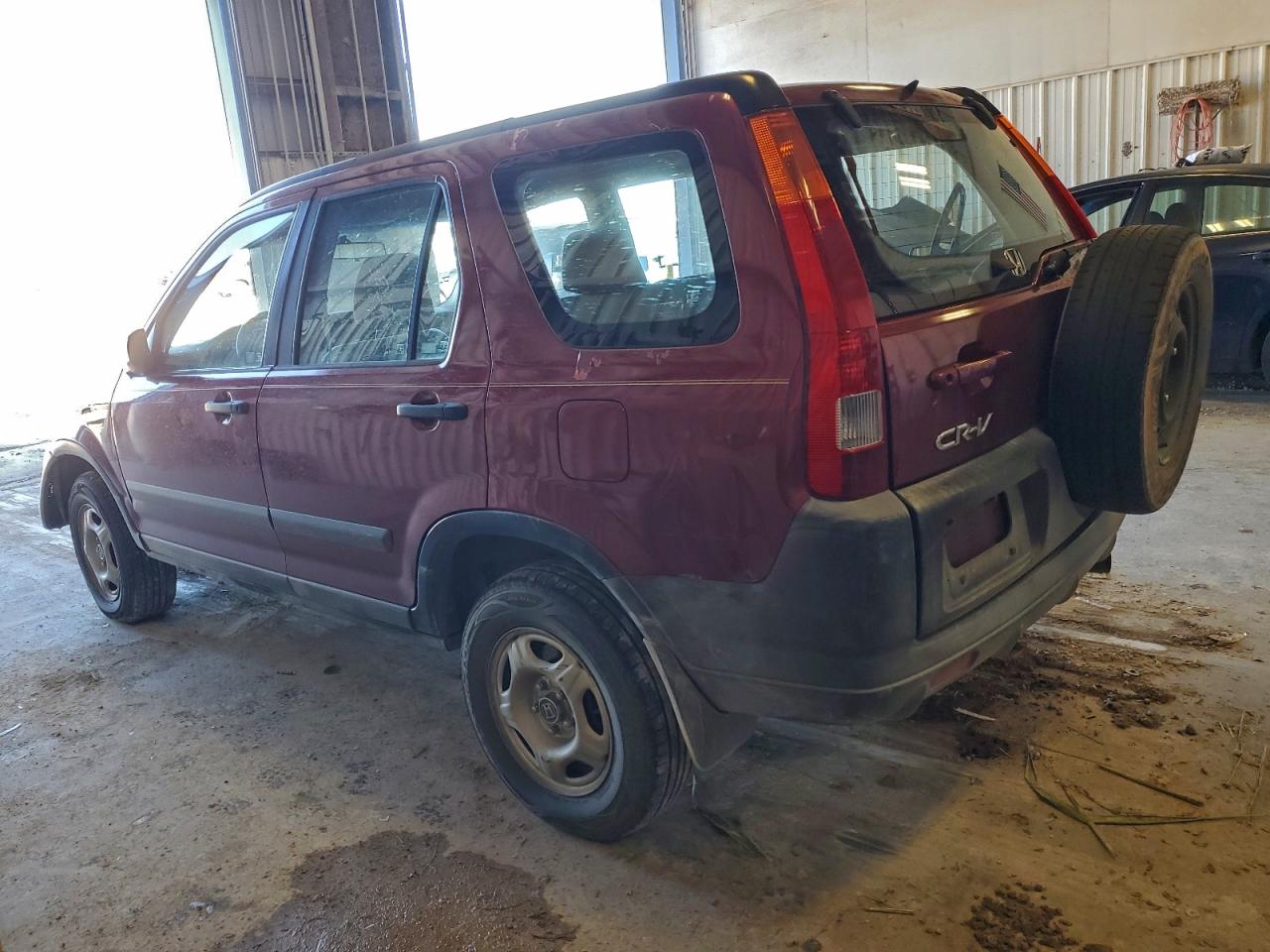 2004 Honda Cr-v Lx Красный vin: JHLRD68444C009054