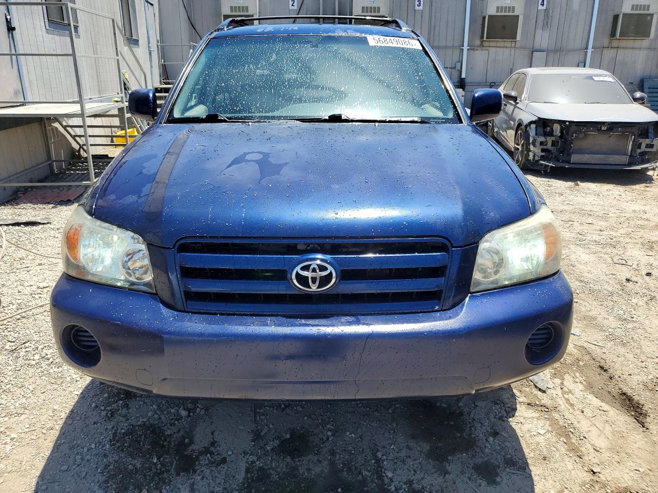 2005 Toyota Highlander Limited Blue vin: JTEDP21A550080821