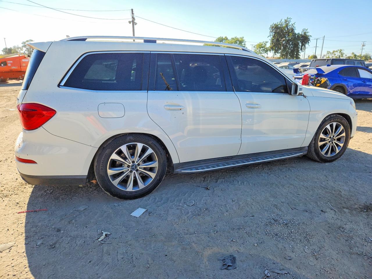 2013 Mercedes-benz Gl 450 4matic White vin: 4JGDF7CE0DA173335