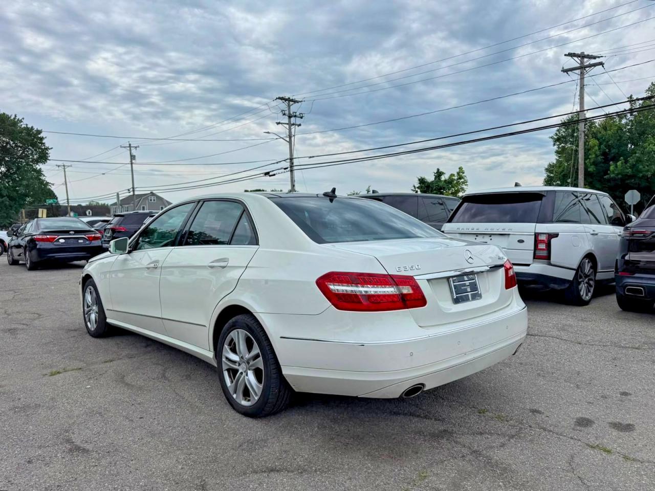 2011 Mercedes-benz E 350 4matic White vin: WDDHF8HB7BA349889