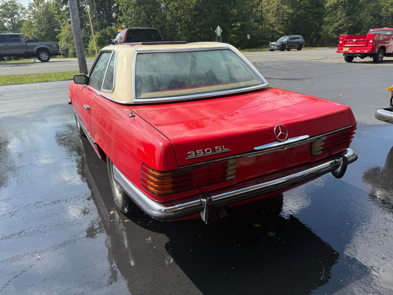 1972 Mercedes Benz 350sl Red vin: 10704412001287