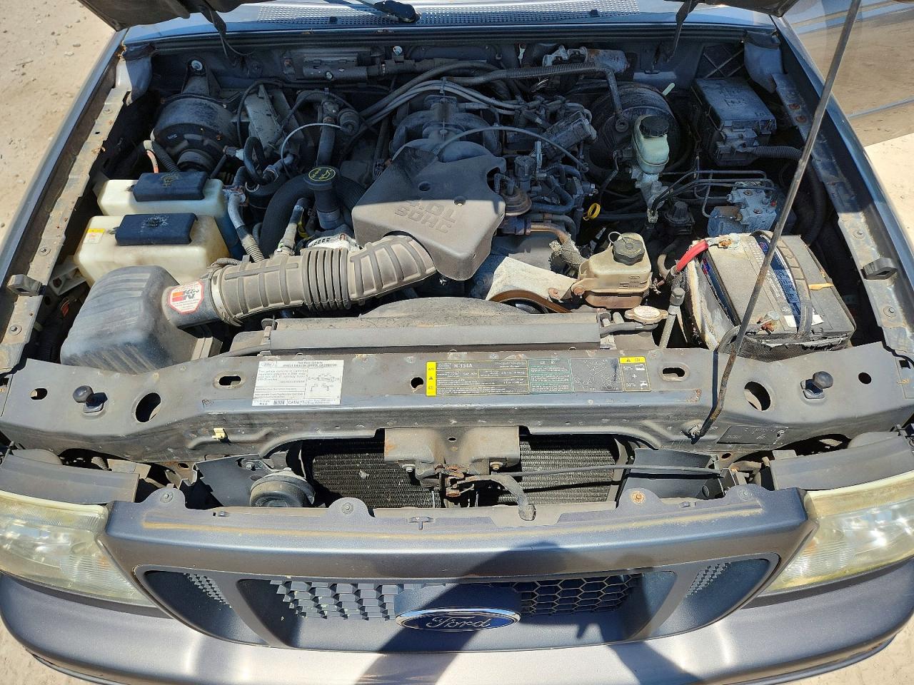 2005 Ford Ranger Super Cab Gray vin: 1FTZR45E85PA16907