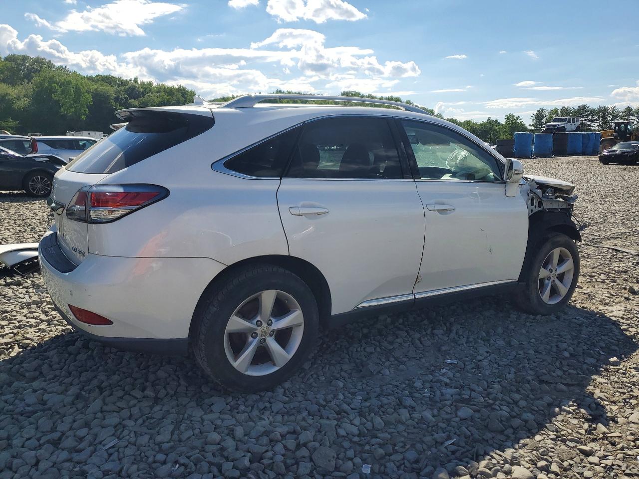 2013 Lexus Rx 350 Base White vin: 2T2BK1BA7DC210097
