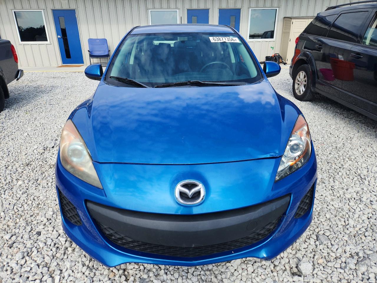 2012 Mazda 3 I Blue vin: JM1BL1L83C1661057