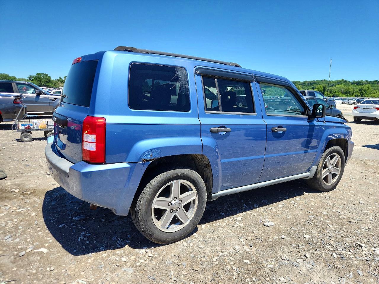 2007 Jeep Patriot Sport Blue vin: 1J8FF28W57D170623