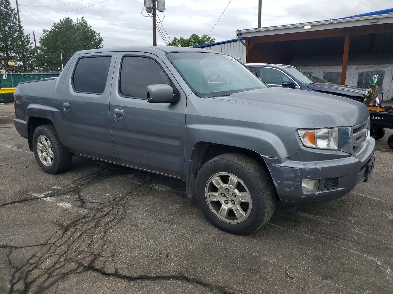 2009 Honda Ridgeline Rts Gray vin: 5FPYK16409B107729