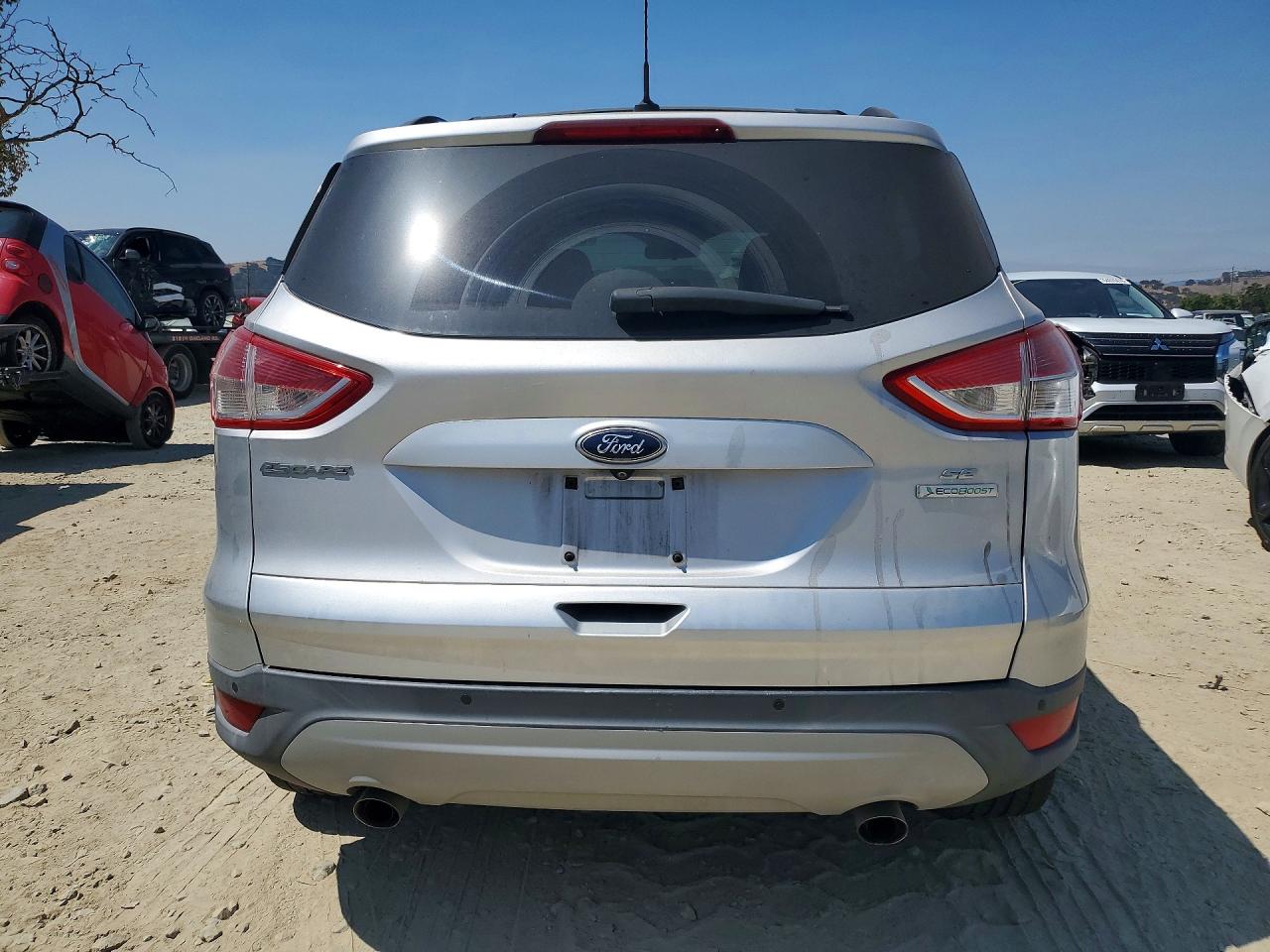 2014 Ford Escape Se Silver vin: 1FMCU0GX3EUA85044