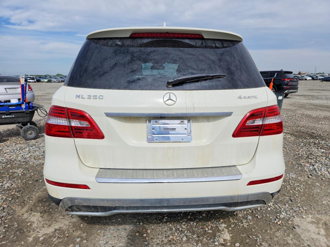 2013 Mercedes-benz Ml 350 4matic White vin: 4JGDA5HB5DA249441