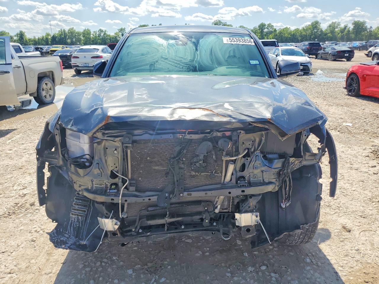 2022 Toyota Tacoma Sr5 V6 Серый vin: 3TMAZ5CN3NM170808