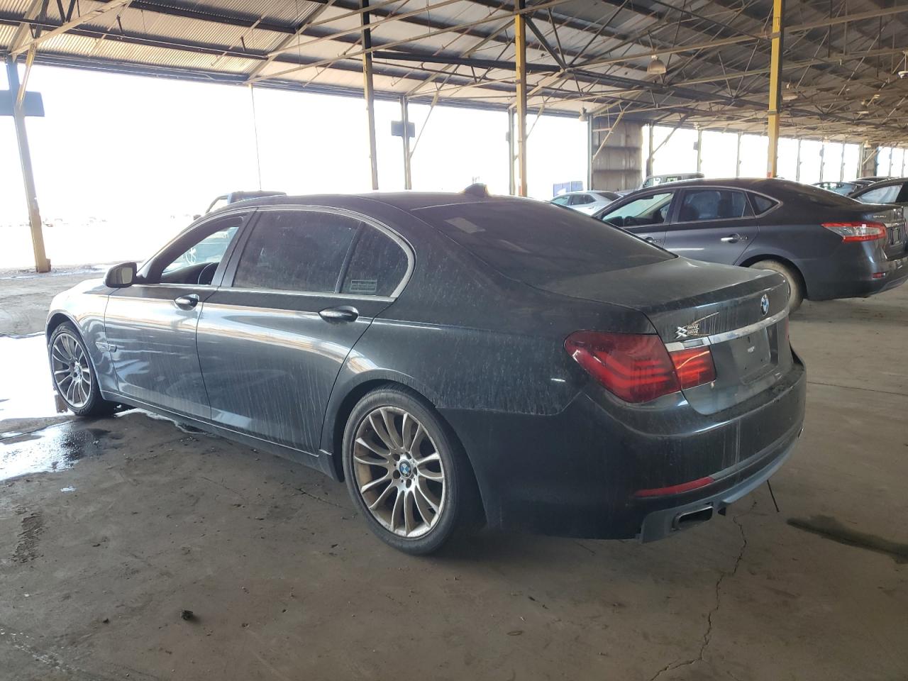 2013 Bmw 750 Lxi Gray vin: WBAYF8C59DD140065
