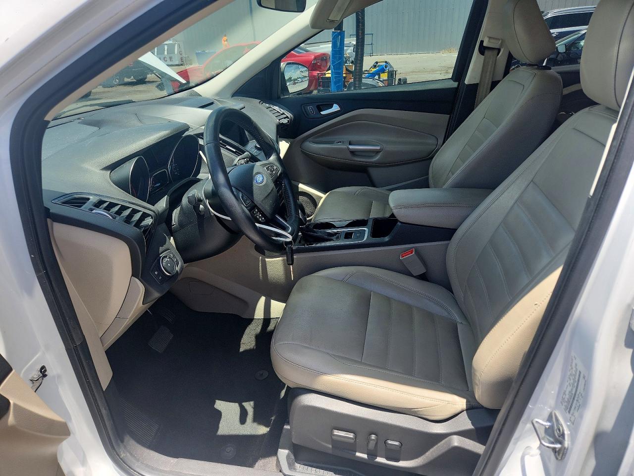 2018 Ford Escape Sel White vin: 1FMCU0HD6JUB20528