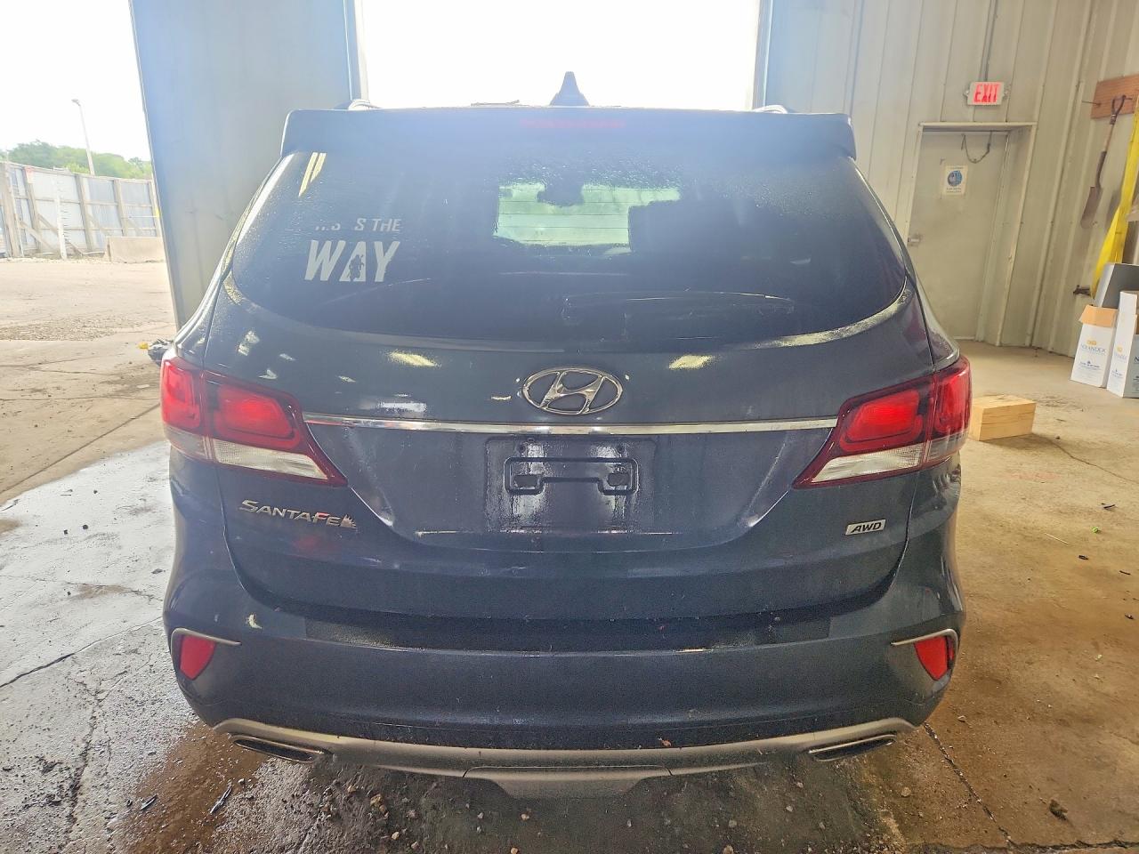2017 Hyundai Santa Fe Se Blue vin: KM8SMDHF7HU190750