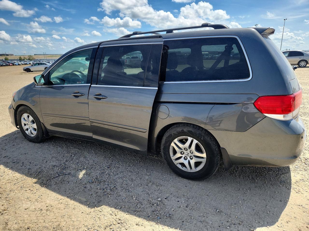 2008 Honda Odyssey Ex Gray vin: 5FNRL38458B507352