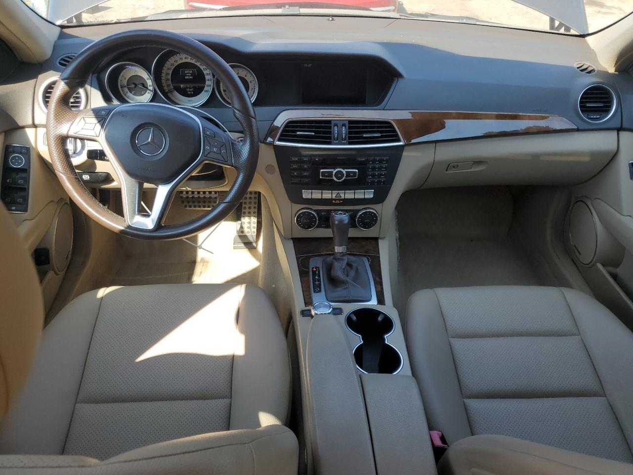 2013 Mercedes-benz C 250 Gray vin: WDDGF4HB5DR262209