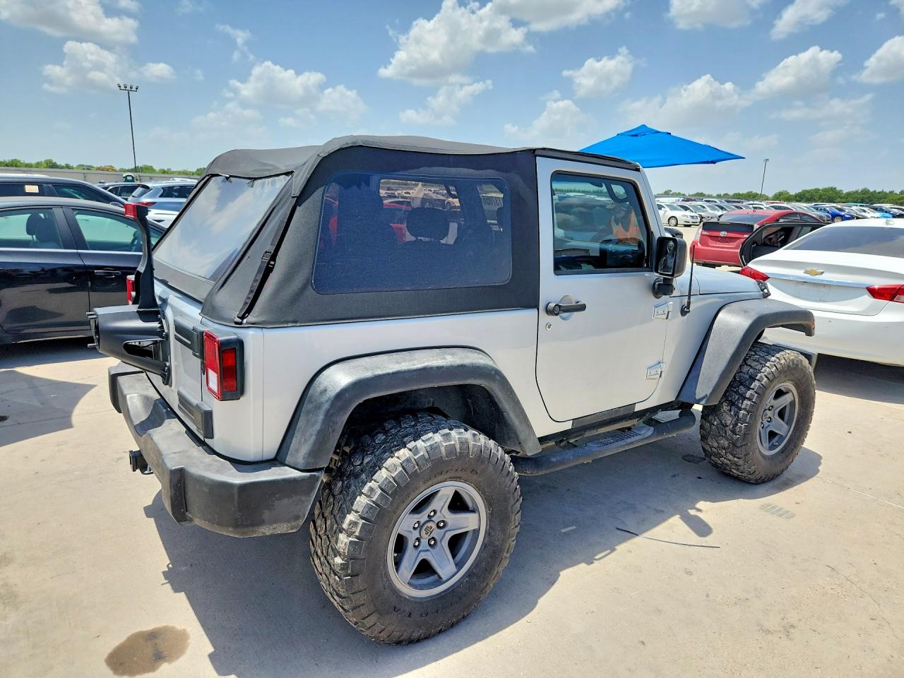 2010 Jeep Wrangler Sport Серебряный vin: 1J4AA2D10AL167632
