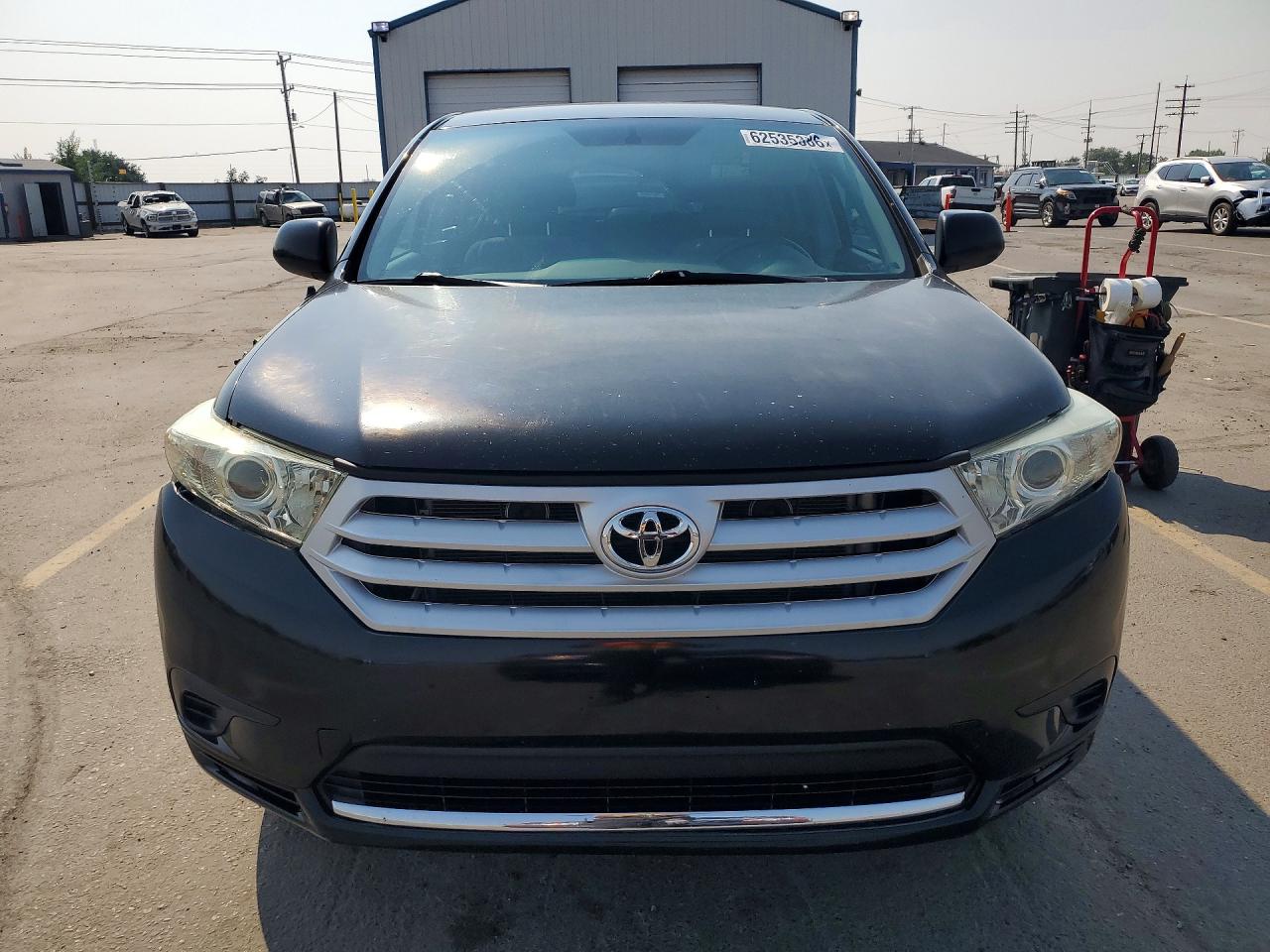 2012 Toyota Highlander Base Черный vin: 5TDZK3EH0CS068477