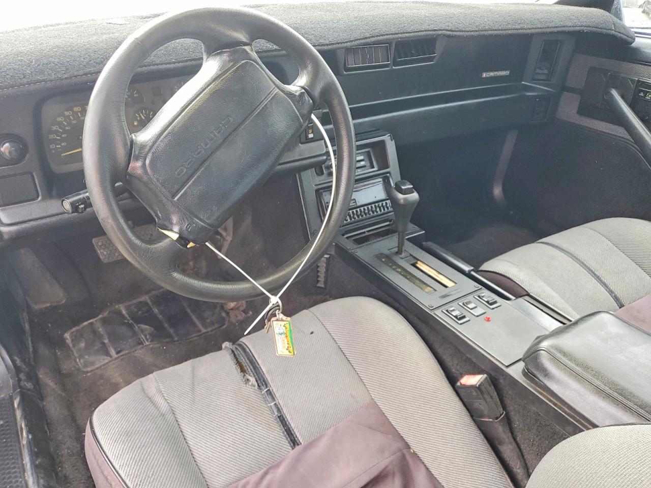 1991 Chevrolet Camaro Rs Black vin: 1G1FP23E6ML116289