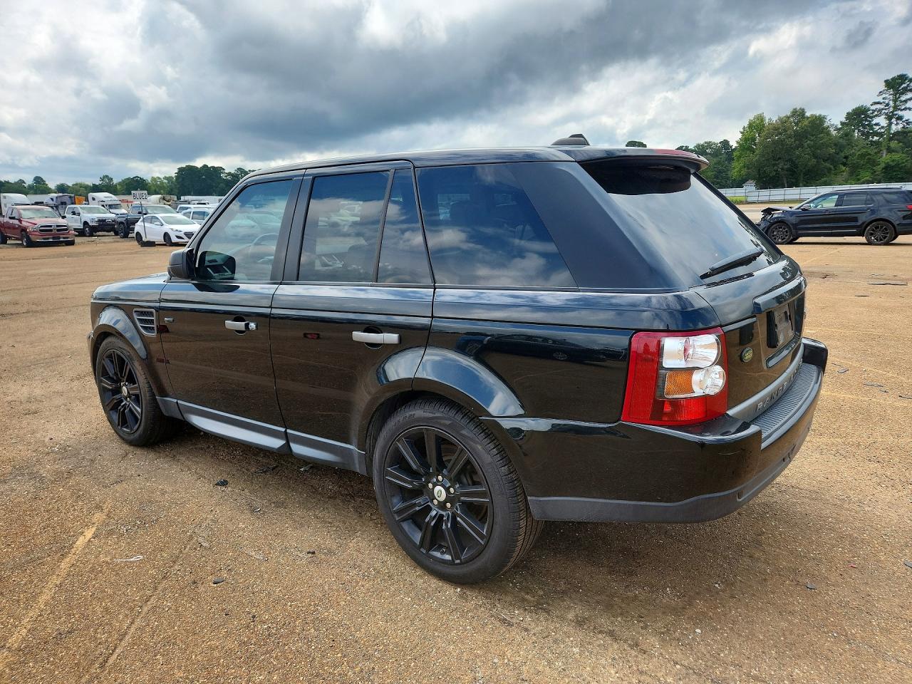 2008 Land Rover Range Rover Sport Hse Черный vin: SALSK25458A152607