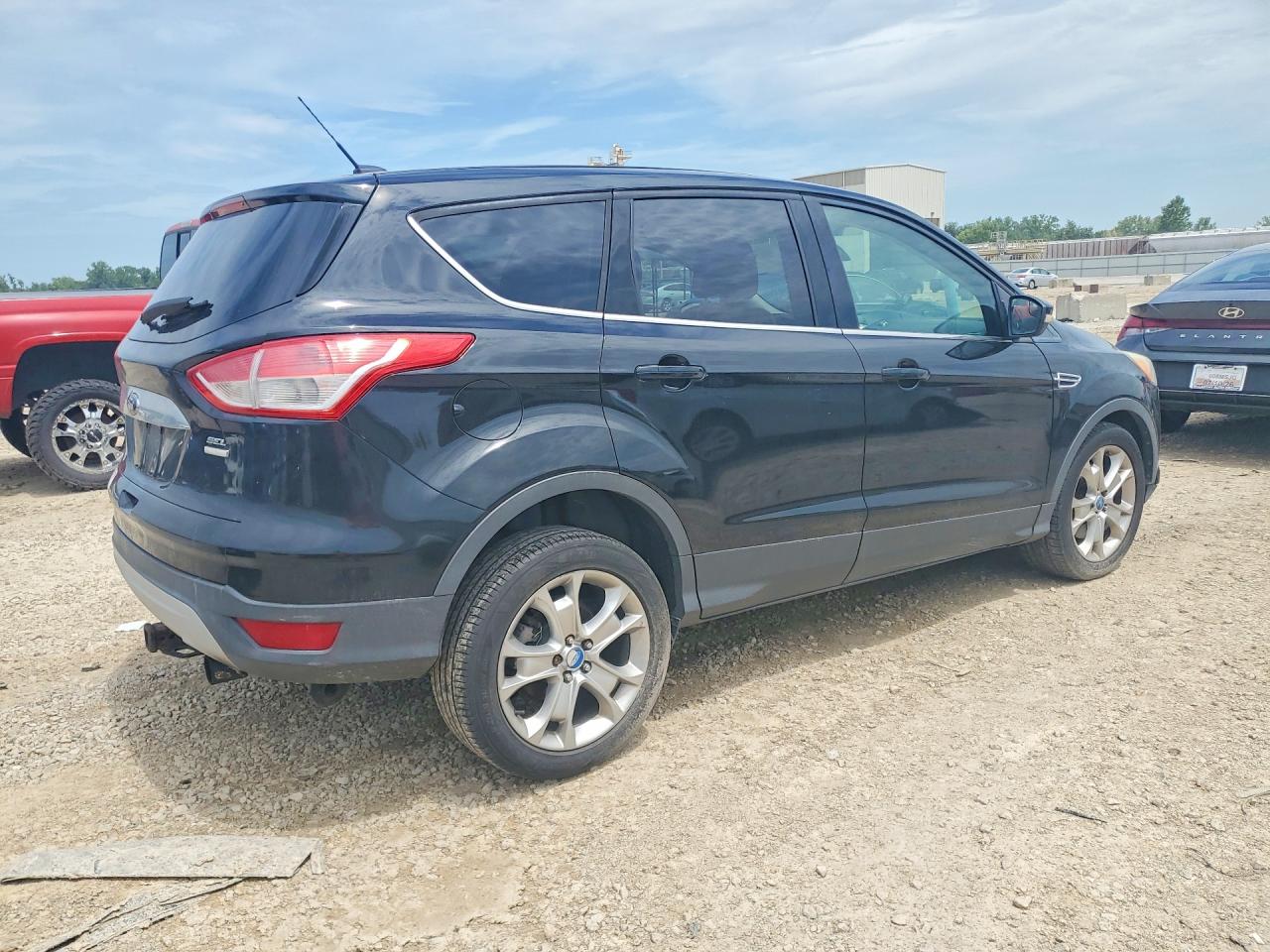 2013 Ford Escape Sel Black vin: 1FMCU9H91DUA72764