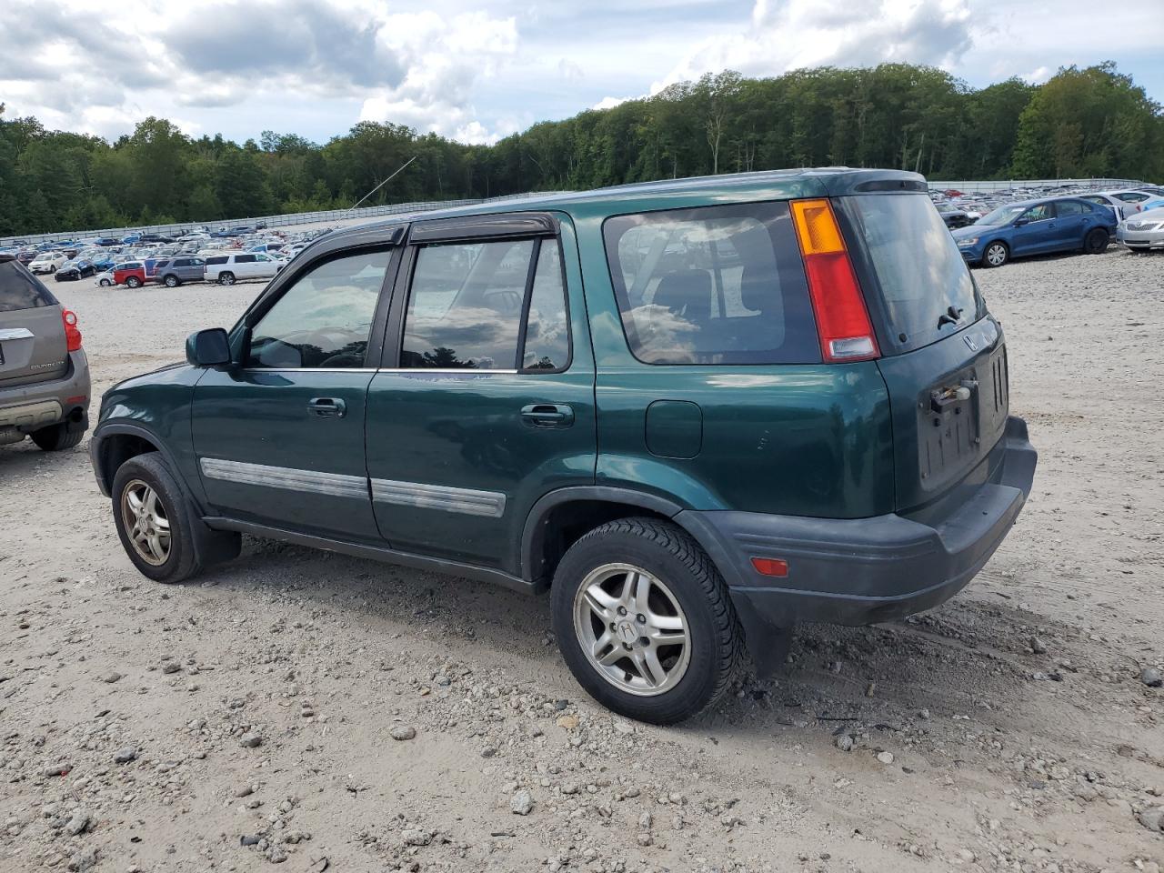 1999 Honda Cr-v Ex Зеленый vin: JHLRD1864XC071479