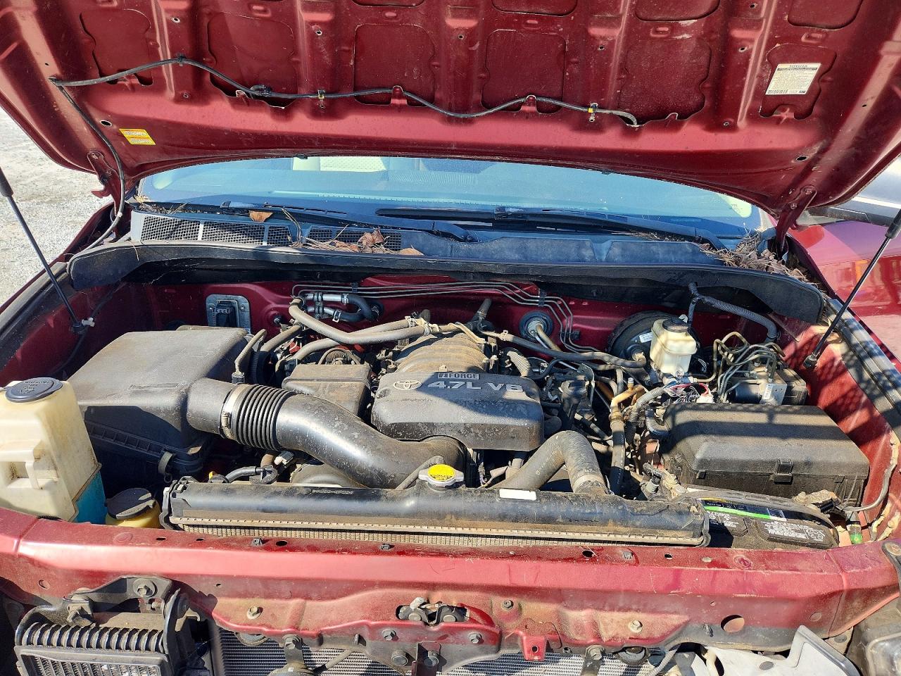 2009 Toyota Tundra Sr5 Red vin: 5TFRT54119X027680