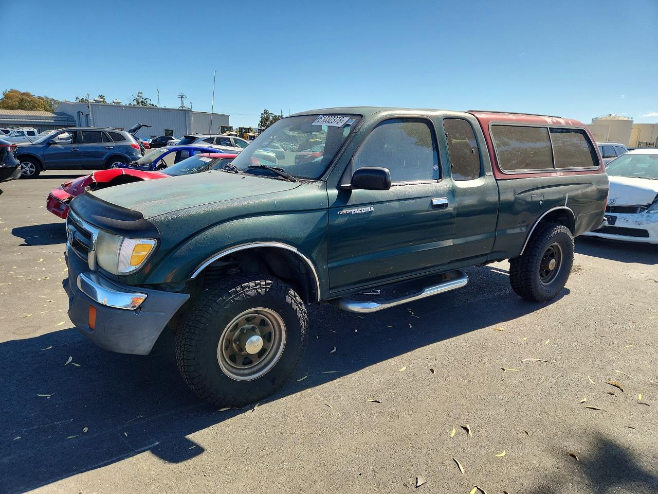 1999 Toyota Tacoma Xtracab Green vin: 4TAWM72N6XZ514680