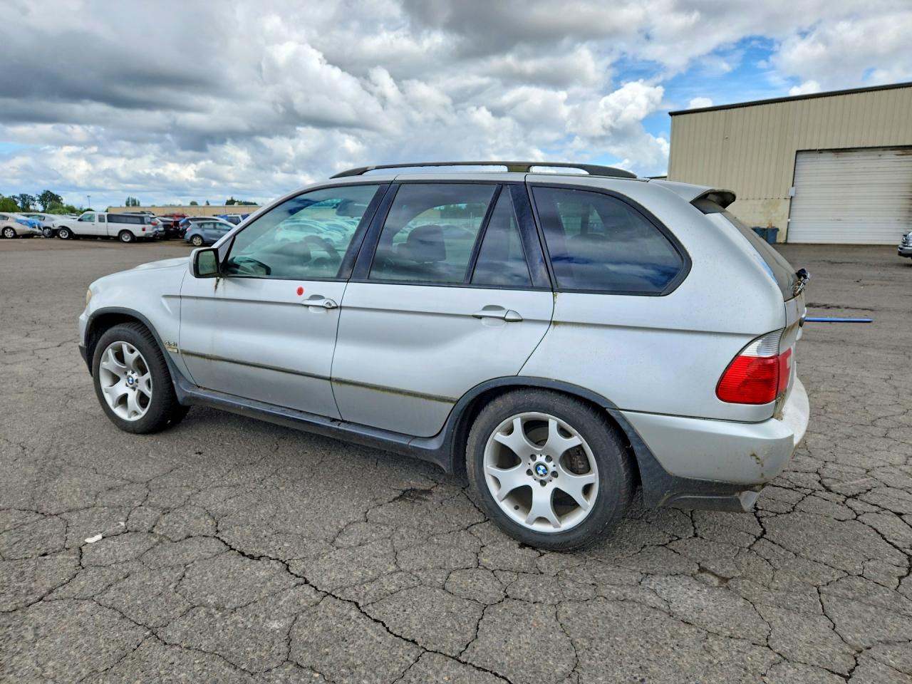 2005 Bmw X5 4.4i Silver vin: 5UXFB53505LV11186
