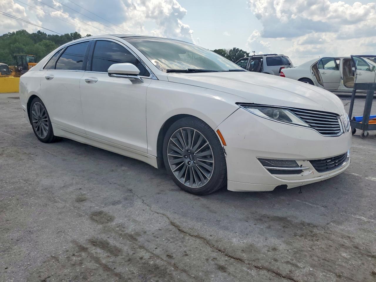 2015 Lincoln Mkz White vin: 3LN6L2J94FR617707