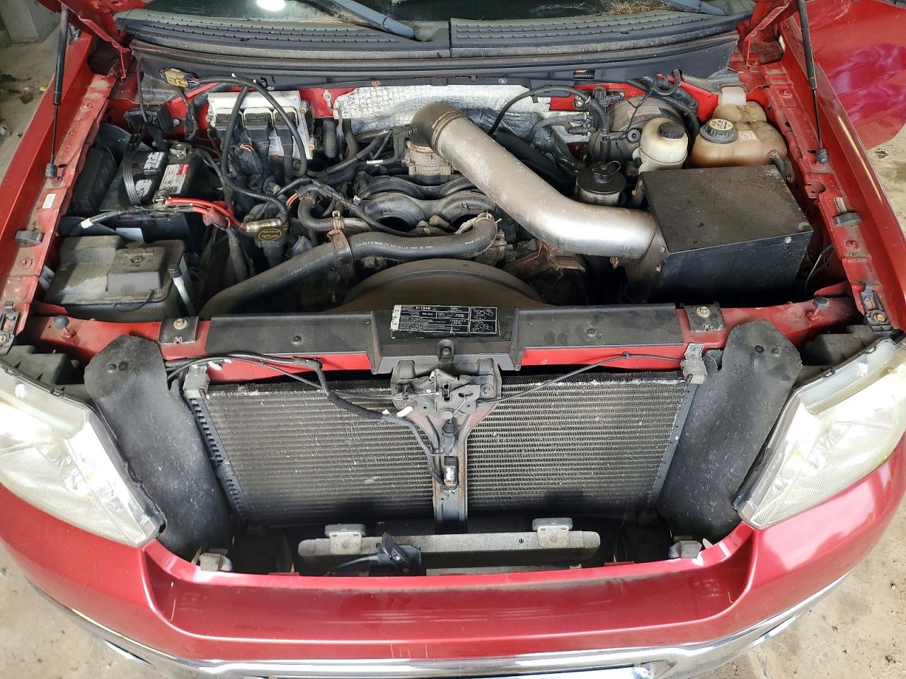 2008 Ford F150 Supercrew Red vin: 1FTPW14VX8FA53418