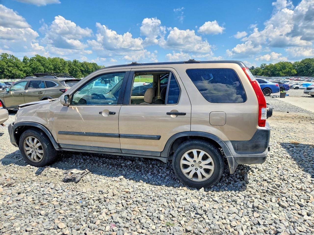 2005 Honda Cr-v Ex Gold vin: SHSRD78805U309094