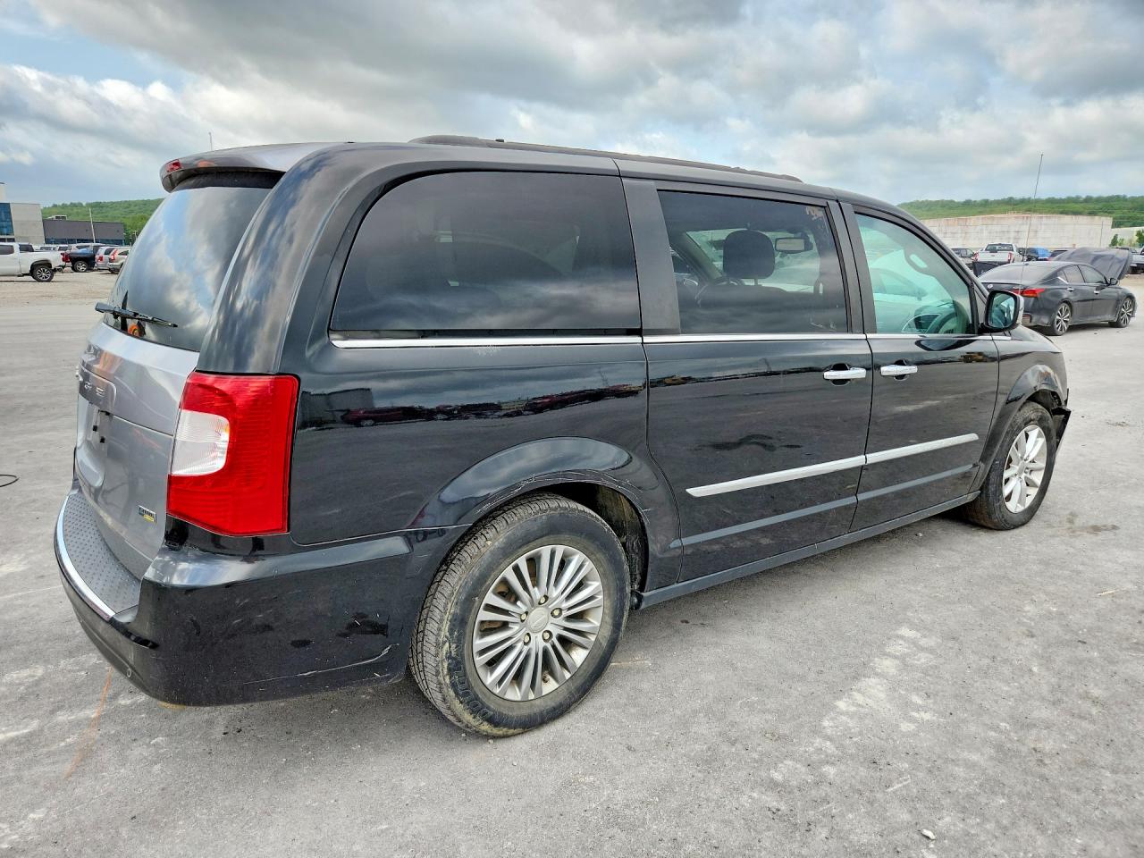 2014 Chrysler Town And Country Touring-l Black vin: 2C4RC1CG9ER316605
