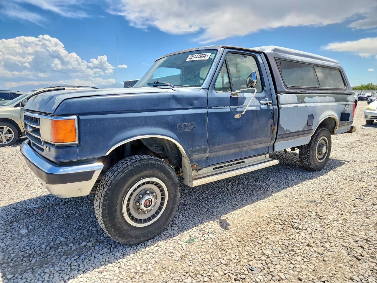1991 Ford F250 Blue vin: 1FTEF26N2MPB24254